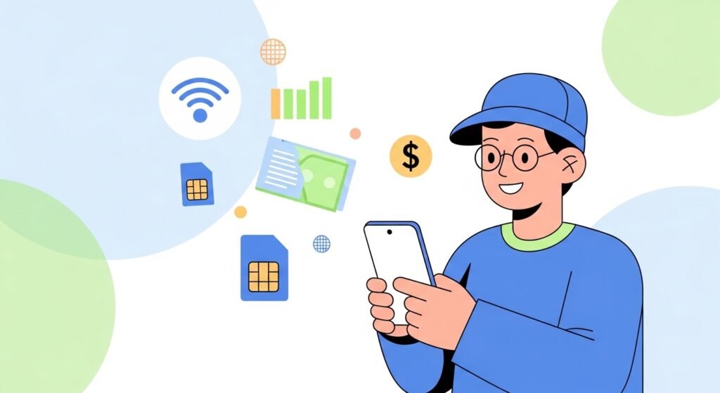 Beginner's guide to cell phone plans in 2026 ,  illustrated overview