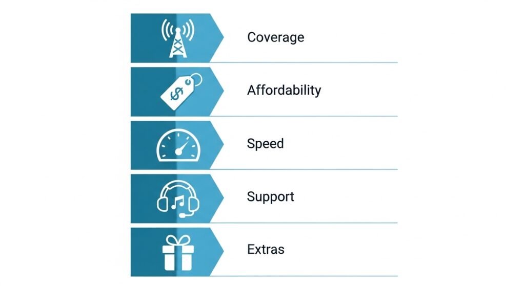 5 factors to choose the best cell phone provider