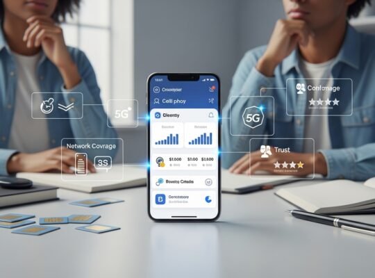 Comparing best cell phone companies on smartphone with plans and coverage
