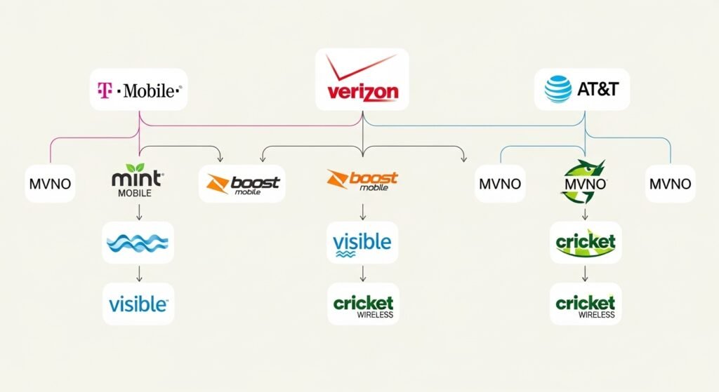 How MVNOs use major carrier networks explained