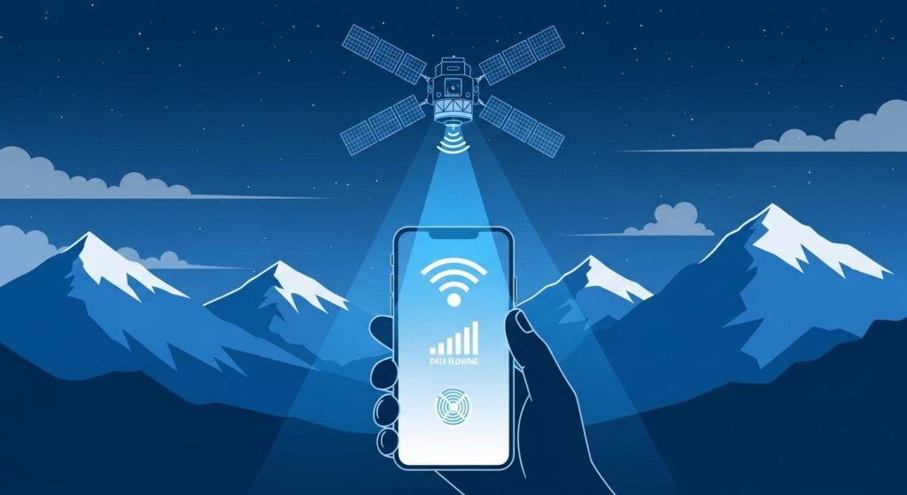 How Starlink satellite connects to cell phones in remote areas , T-Mobile and SpaceX partnership