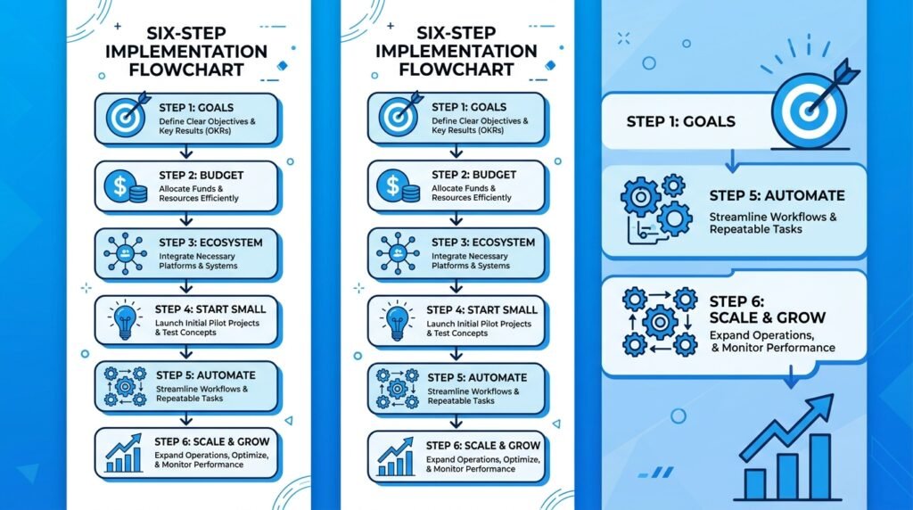 how to build a smart home step by step infographic for beginners

