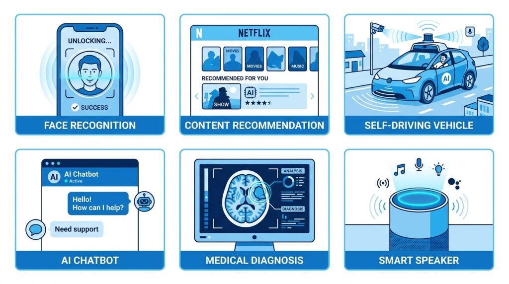 real life examples of artificial intelligence in everyday use